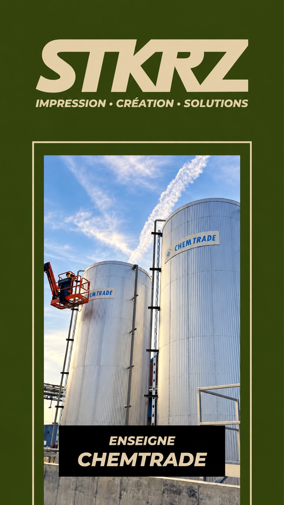 Chemtrade — enseignes sur silos