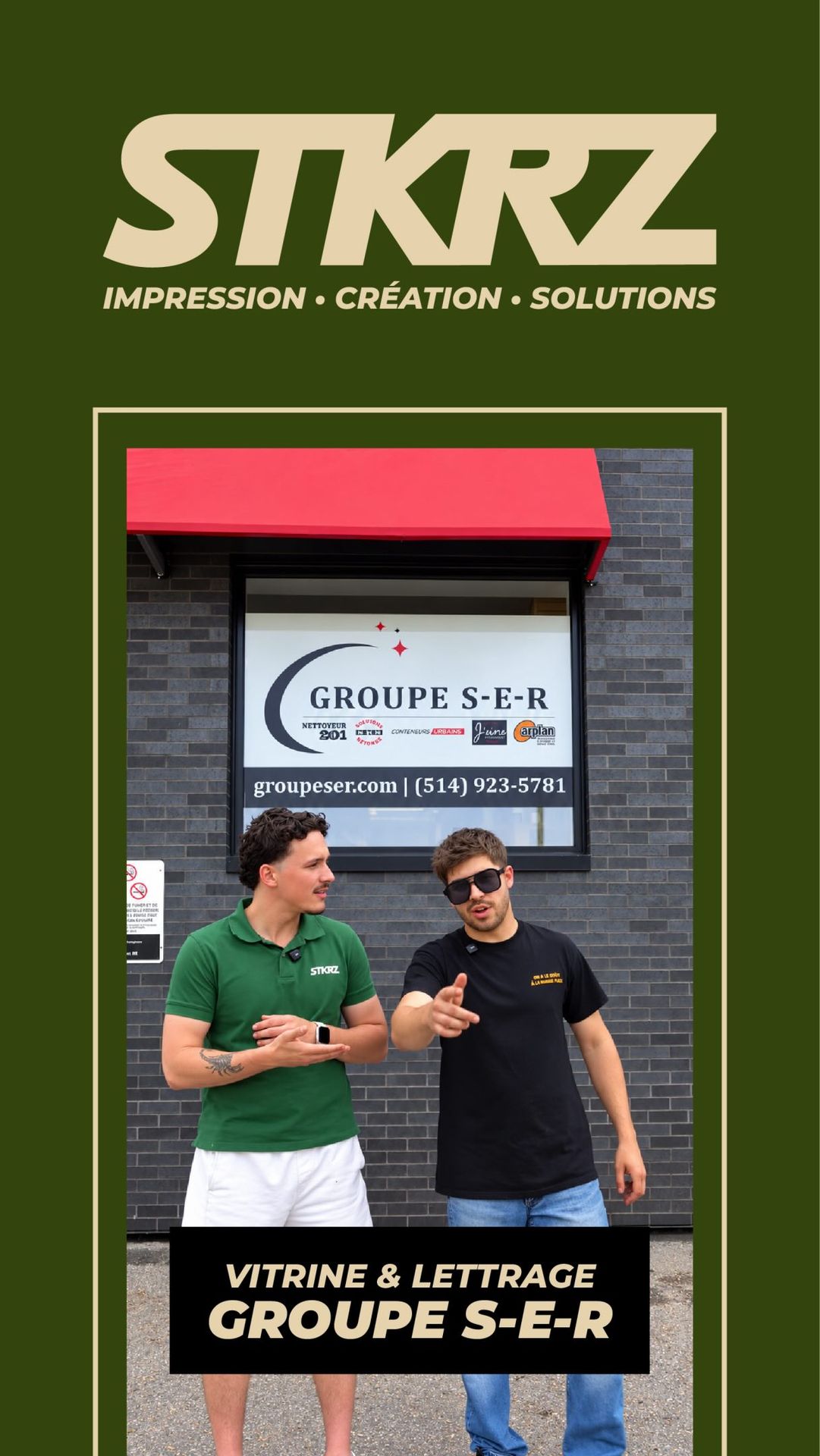 Groupe SER — véhicules et vitrines